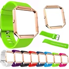Силиконовый ремешок для Fitbit blaze с розовым золотом, ободок для Fitbit blaze, новый спортивный унисекс модный классический аксессуар для ремешка браслета