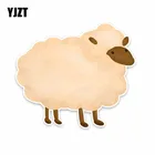 YJZT, 12,5 см * 14,2 см, модная наклейка в виде овец и животных из ПВХ, декоративная наклейка C29-0152