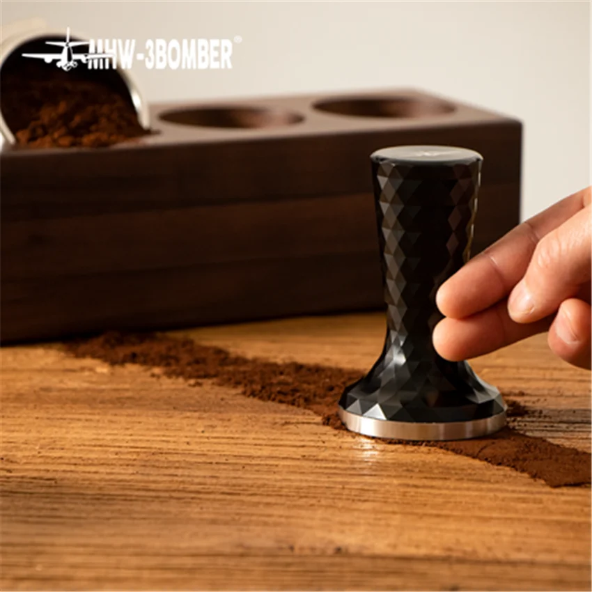 58 35 мм Темпер для кофе с плоским основанием из нержавеющей стали молоток порошка