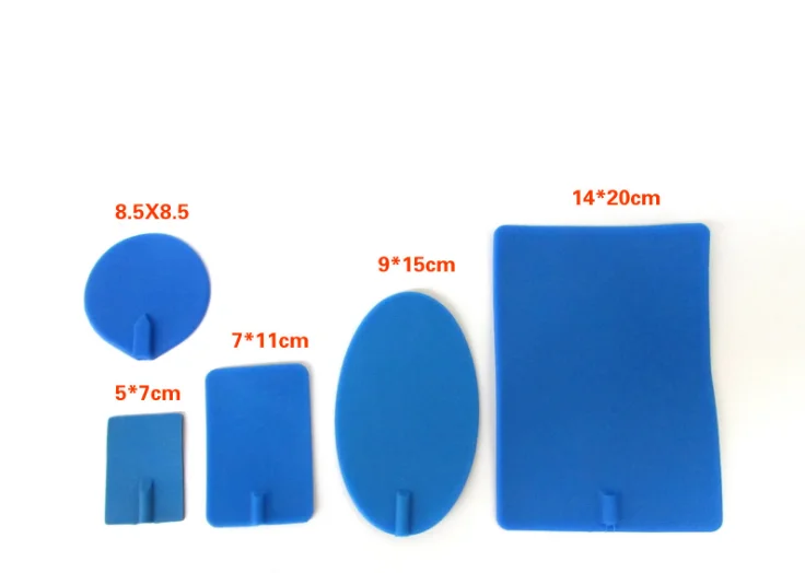 8 шт. Сменные прямоугольные Резиновые Нескользящие электроды для EMS Tens Unit