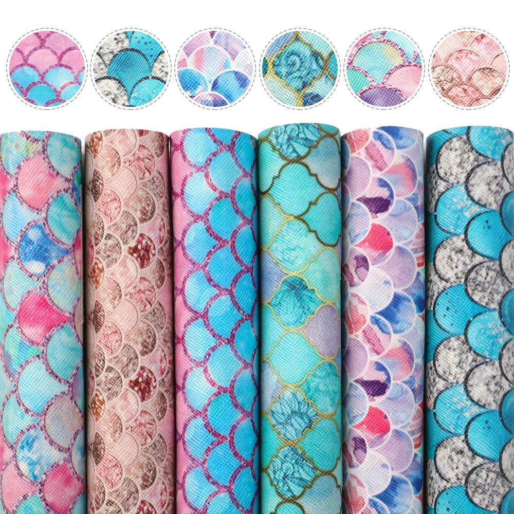 David accessories 6 шт./компл. 15*21 см A5 искусственная кожа ткань шитье DIY фотоматериал 1Yc10147 |