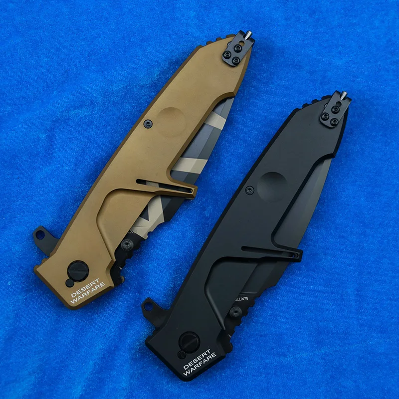 

New EXTREMERAIO MF2 folding knife N690 blade Aluminum outdoor gear tactical camping hunting kitchen knife EDC tool