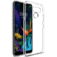 transparent silicone back covers for lg k50 case soft tpu 360 protective mobile phone armor bag lgk50 k 50 2019 clear bumper gel