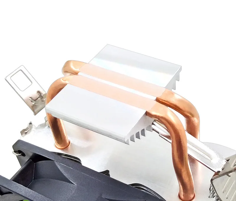 Высокое качество 2 Heatpipe Премиум кулер для процессора двухрядный шахматный радиатор труба тихий гидравлический подшипник вентилятор охлаждения