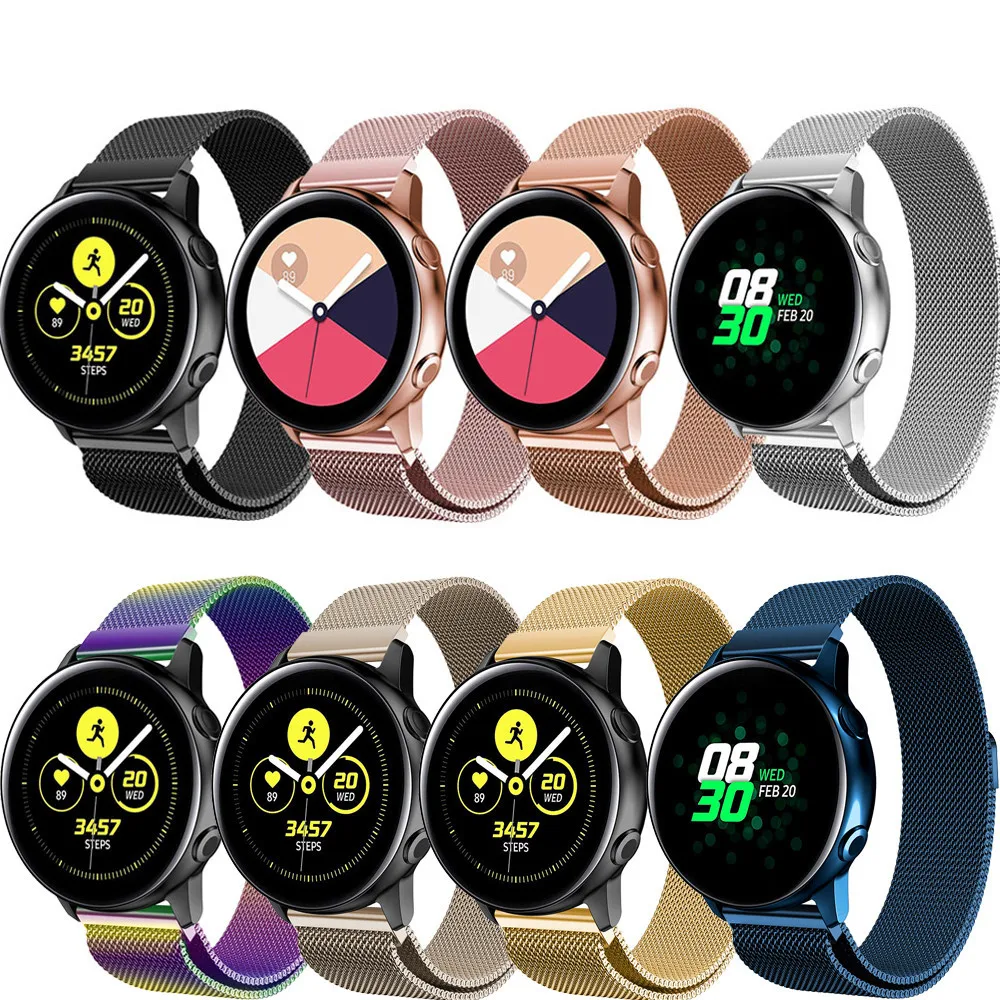Galaxy Active 2 ремешок для samsung Galaxy Watch 46 мм 42 мм gear S3 20 мм 22 мм ремешок для часов huawei watch GT amazfit Bip/Gtr 47 мм ремешок