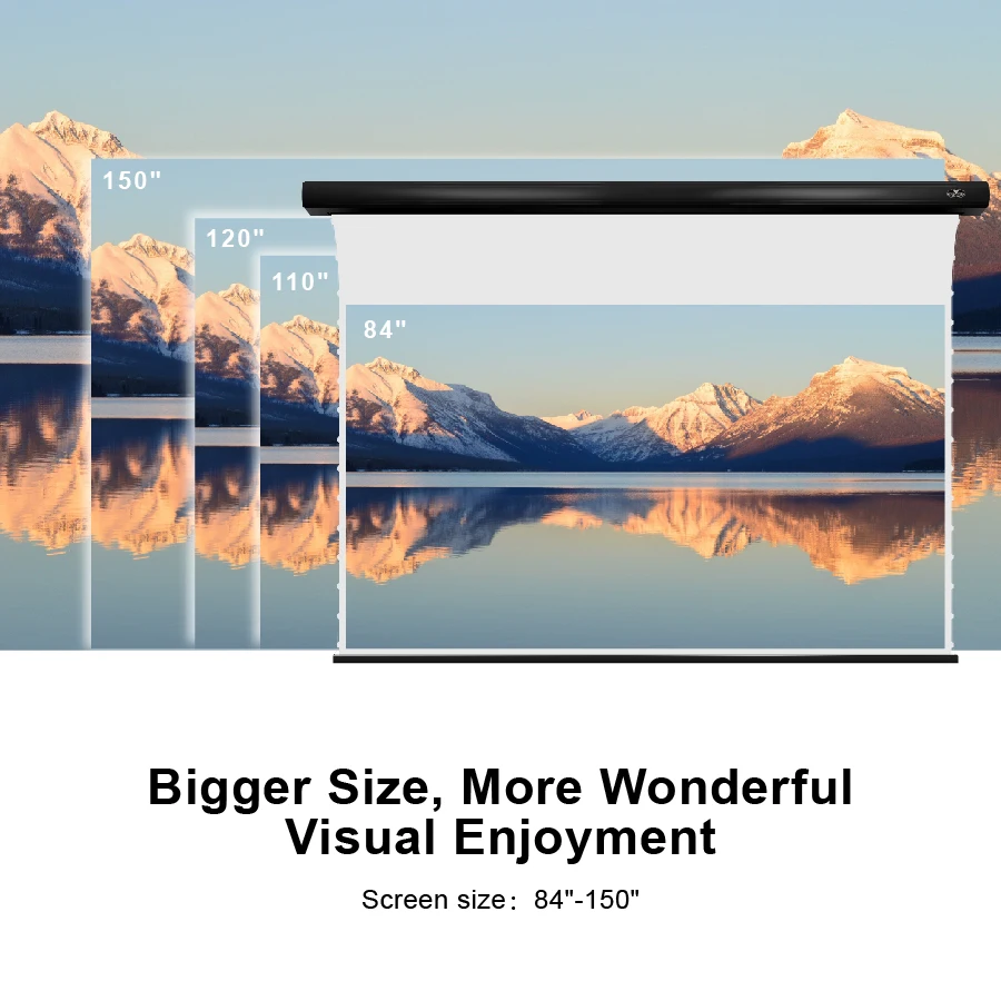 VIVIDSTORM 3 5-дюймовый Электрический Потолочный Проектор Slimline экран ПВХ белый