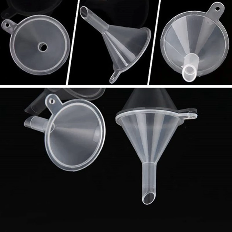 

Small Mini Transparent Plastic Perfume E Juice Dropper Bottles Liquid Oil Funnels Lab Filling Tools-500Pcs/Lot