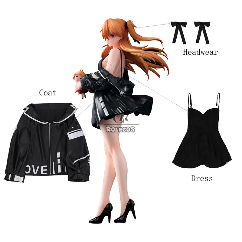 АСУКА ROLECOS аниме ASS ЕВА Косплей Костюм Langley Soryu косплей костюм сексуальное женское
