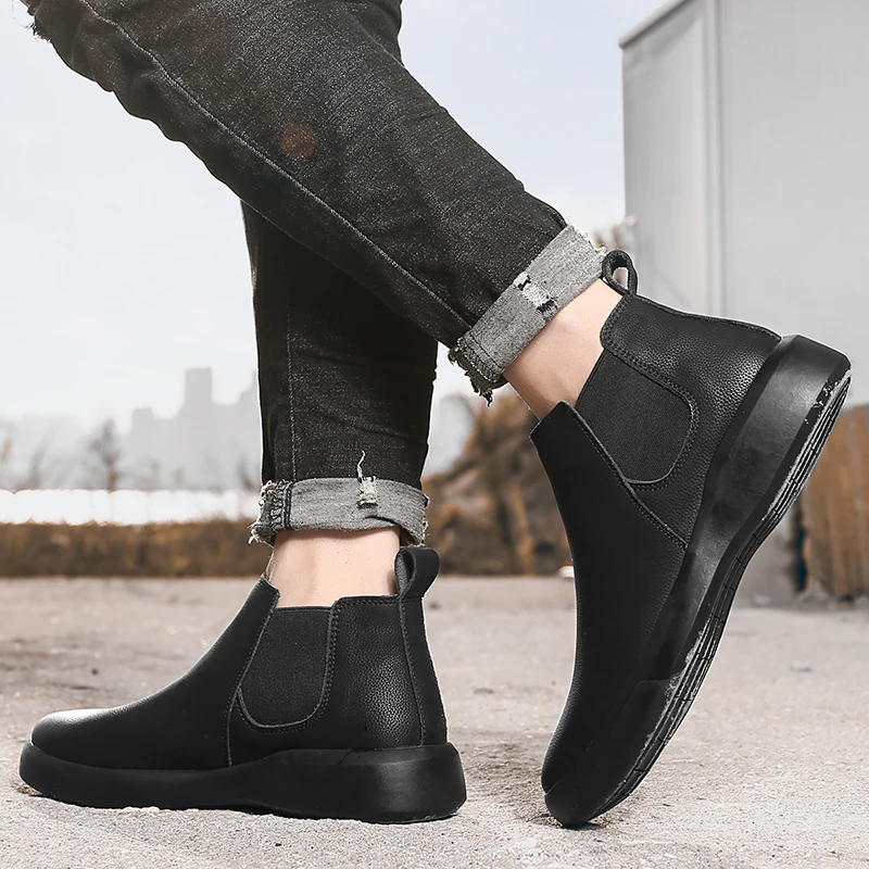 

Male Leather Shoes Men's Oxford Leather Shoe Casual Shoes Men 2020 Dress Boots Leisure Sport Lather For Man Fashion Botas