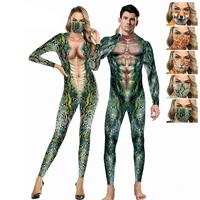 nadanbao 2021 cosplay bodysuit women sexy snake costume long sleeve fashion suit female classical jumpsuits elastic