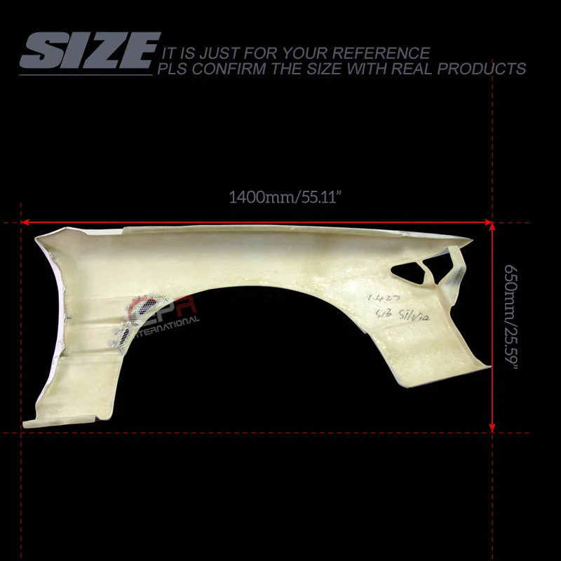 Подходит для S13 Nissan Ps13 Silvia Dmax модифицированная Панель из полимерного волокна +