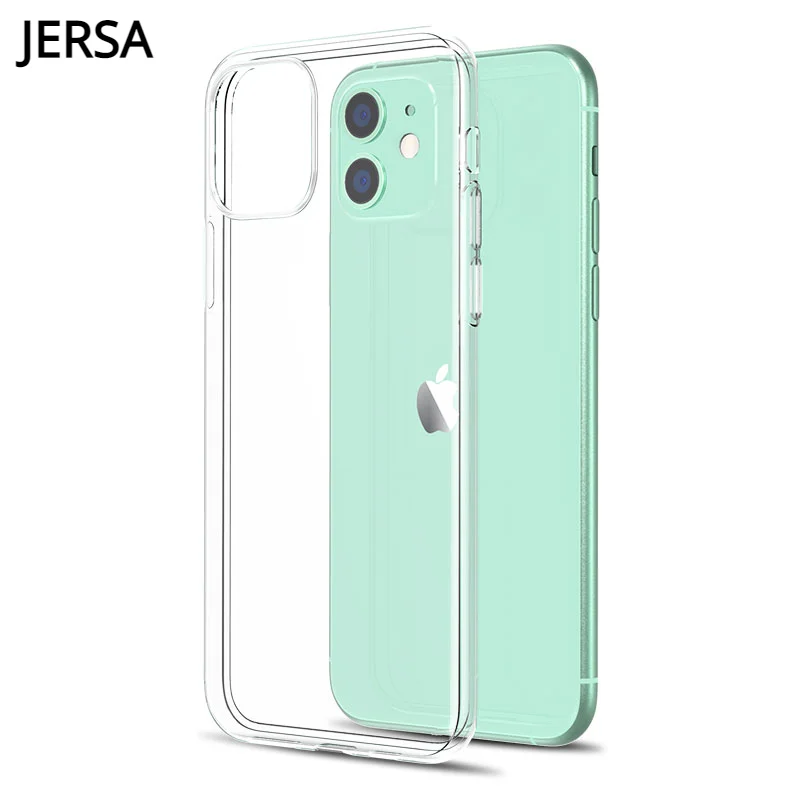 Для iPhone 11 12 Pro Max XS X 8 7 6s Plus 5 SE XR чехол ультра тонкая прозрачная Мягкая силиконовая