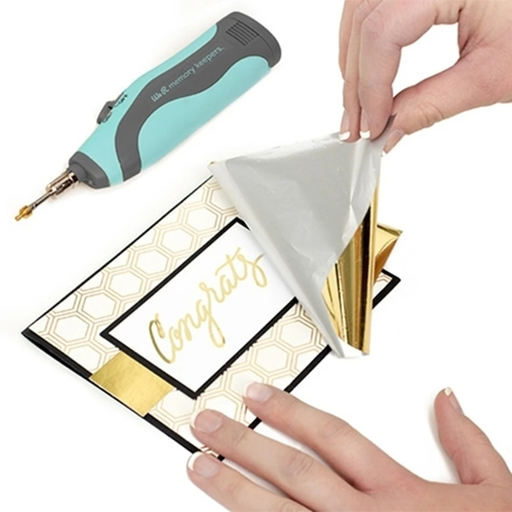 Thermoweb Deco Foil for Fabric and Paper transfer sheets transfert feulles transferencia hoias Scrapbook pen Bronzing | Дом и сад