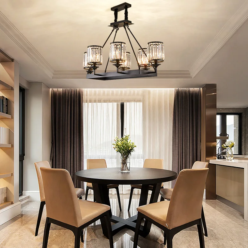 

Modern led chandelier lighting cristal lamp living room chandeliers ceiling led for dining room bedroom copper lamp chandeliers