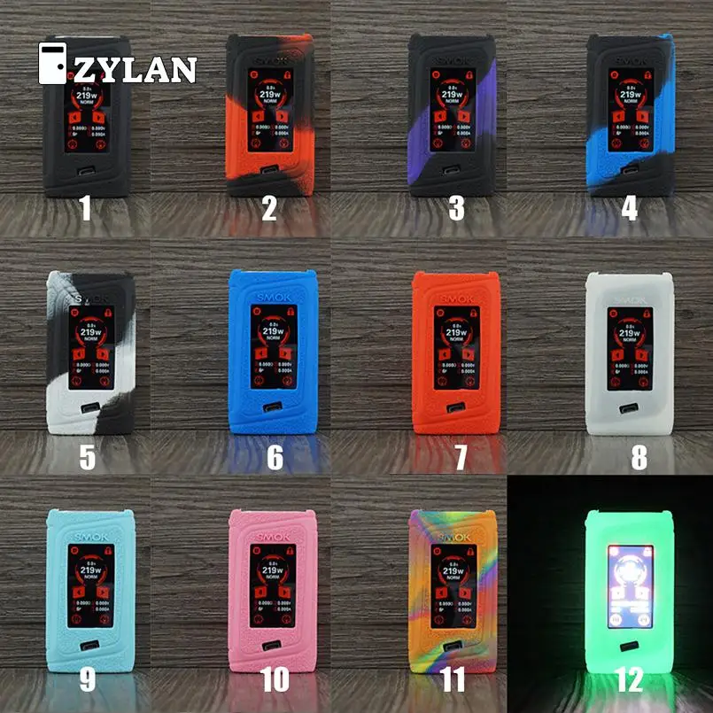 

ZYLAN Full Case For Smok Morph 219 Kit Tc Mod Vape Silicone Skin Sleeve Cover Wrap Decal Protective For Smoktech Morph 219w