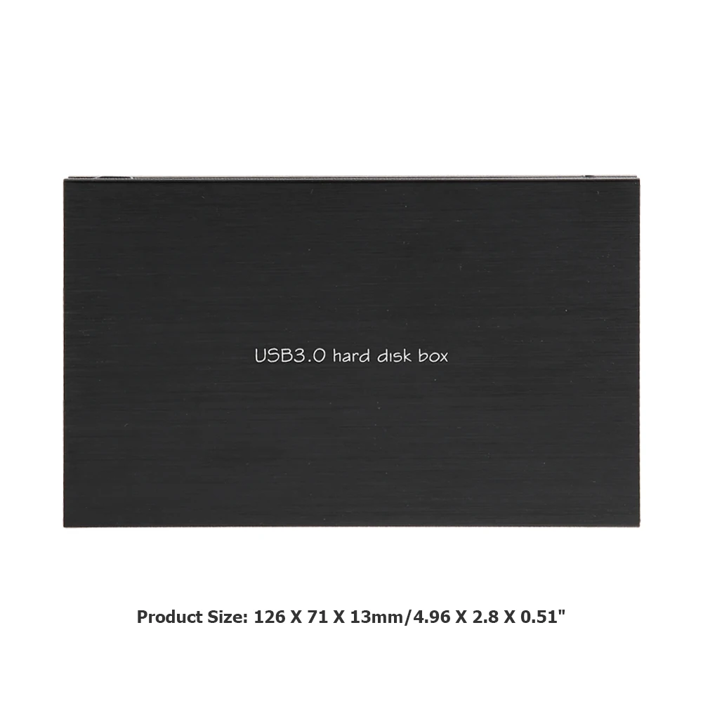 

Magnesium Aluminum Alloy HDD Case USB 3.0 Enclosure Case 2.5 Inch SATA SSD HDD Mobile Box External Hard Disk Box for PC Laptop