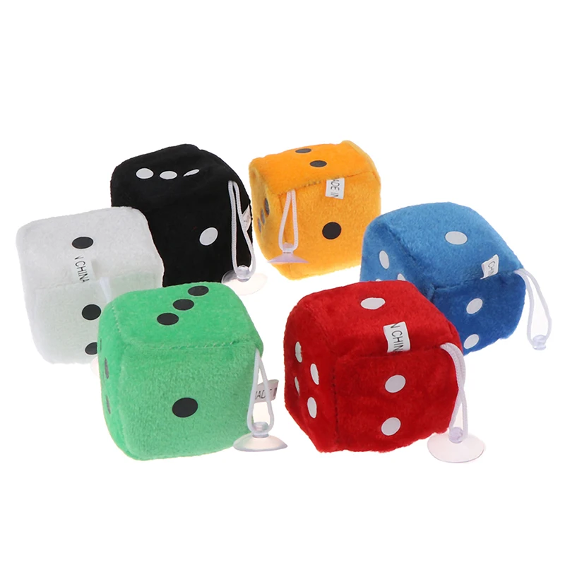 2 шт. пушистые кости в горошек вешалка для зеркала заднего вида украшение