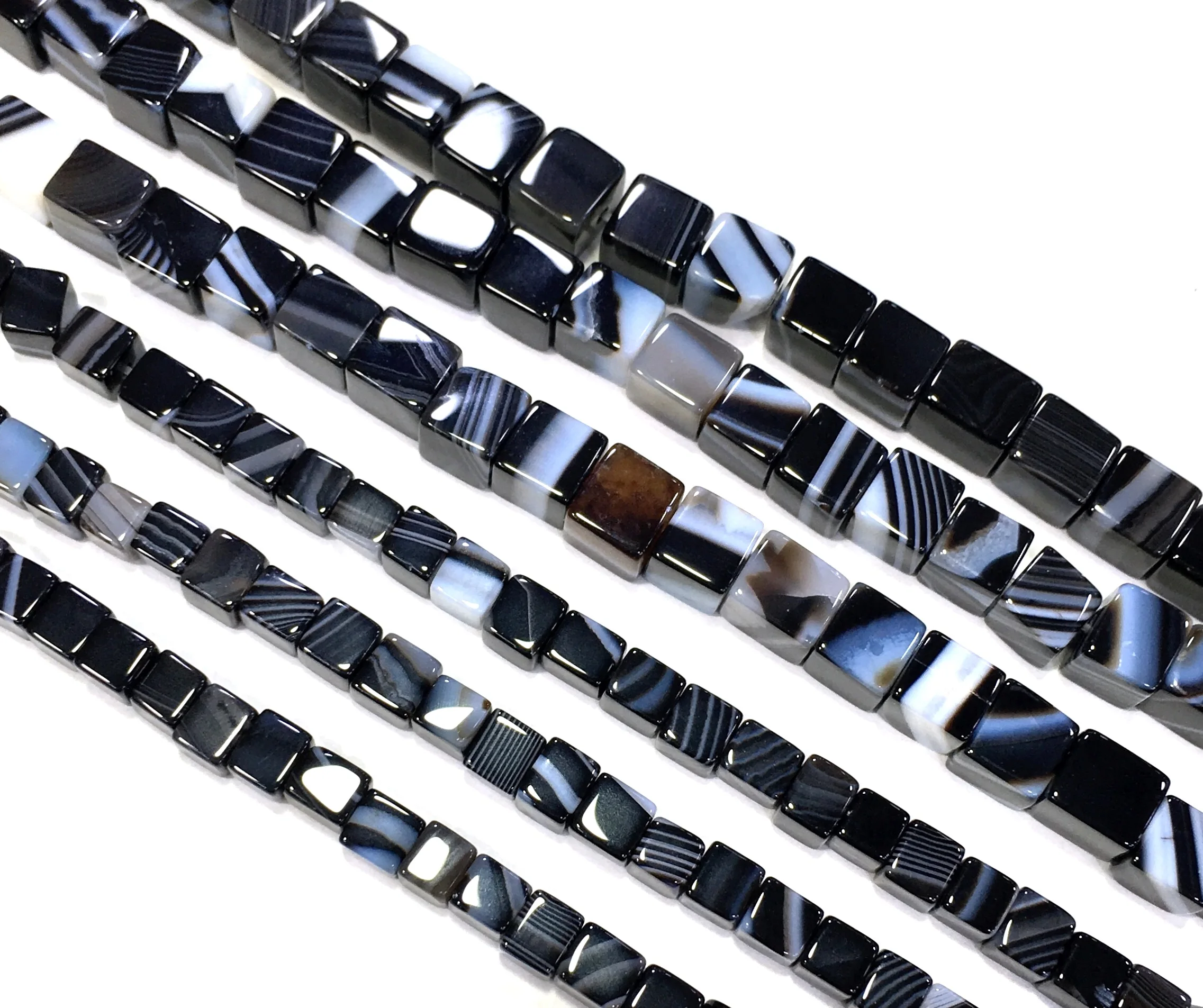 Бесплатная доставка натуральный черный оникс кубик свободные бусины лечебный