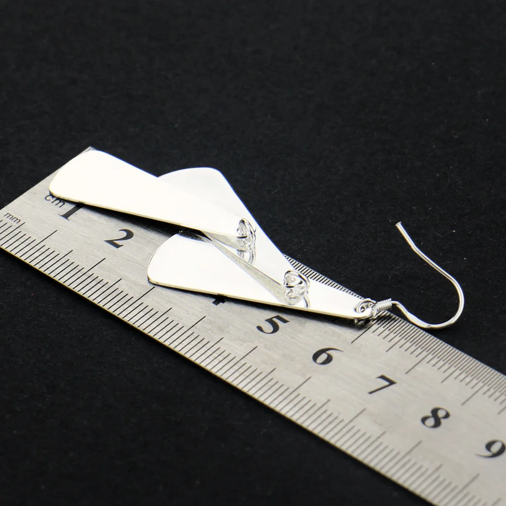 В богемном стиле женские Оригинальные 925 серебряные серьги-темперамент