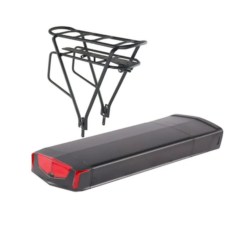 36V 10AH with Rack ЕС США нет налога 36 В 12.5ah 10ah 15ah 17.5ah задняя стойка батарейный блок электрический велосипед литиевая батарея e-bike батарея с зарядным устройством - Цвет: 36V 10AH with Rack