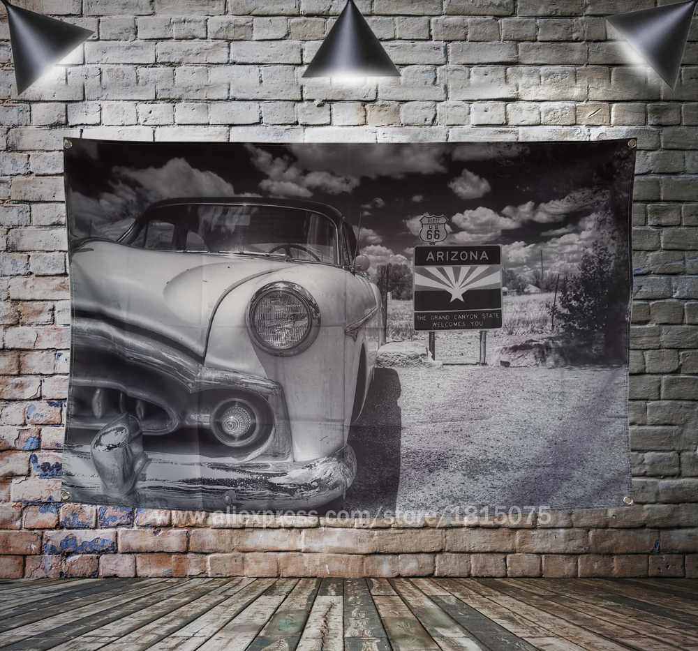 

Велосипедный флаг Аризона Route 66, плакат с флагом США, декоративный баннер для дома, 4 люверса по углам, 3*5 футов, 144*96 см