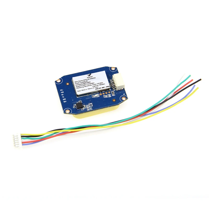 HGLRC M81-5883 GPS модуль QMC5883 Компас для FPV гоночного дрона | Игрушки и хобби