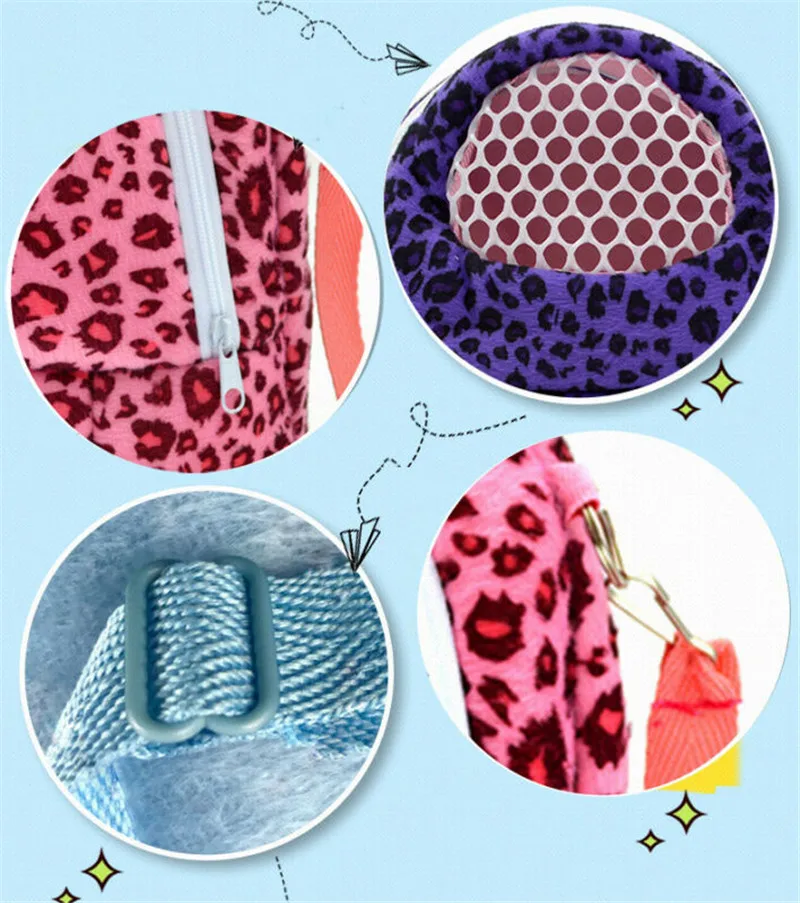 Мелких животных переноска дорожная сумка с рисунком собачки и котика свинки