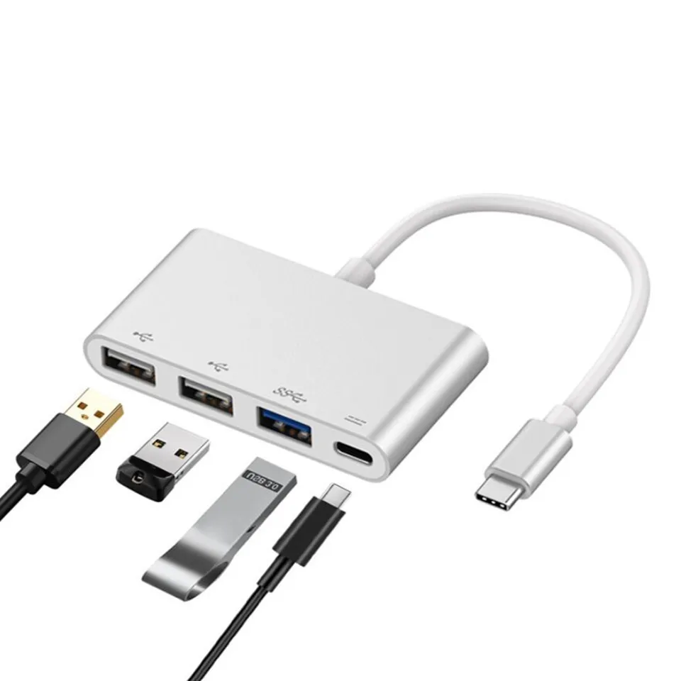 Док-станция usb c до 3 портов концентратор с зарядка PD type-c 3,1 USB сплиттер компьютерный хаб 3,0 многопортовый usb-адаптер для huawei Mac