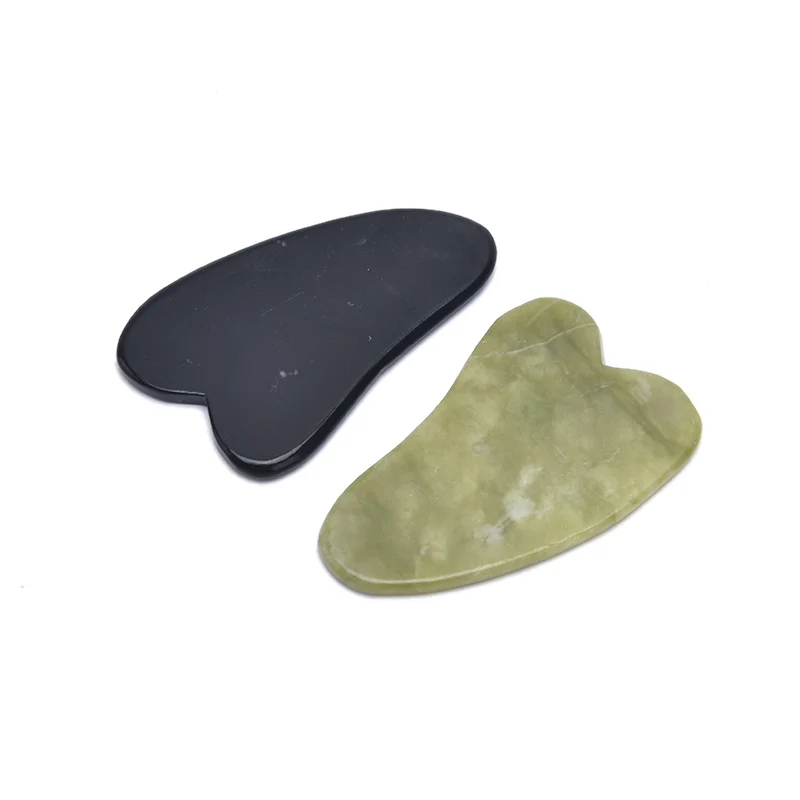

skin care3Pcs/Set Guasha Jade Board Scraping Scraper SPA Body Massager Health Care Tools GuaShaGua sha