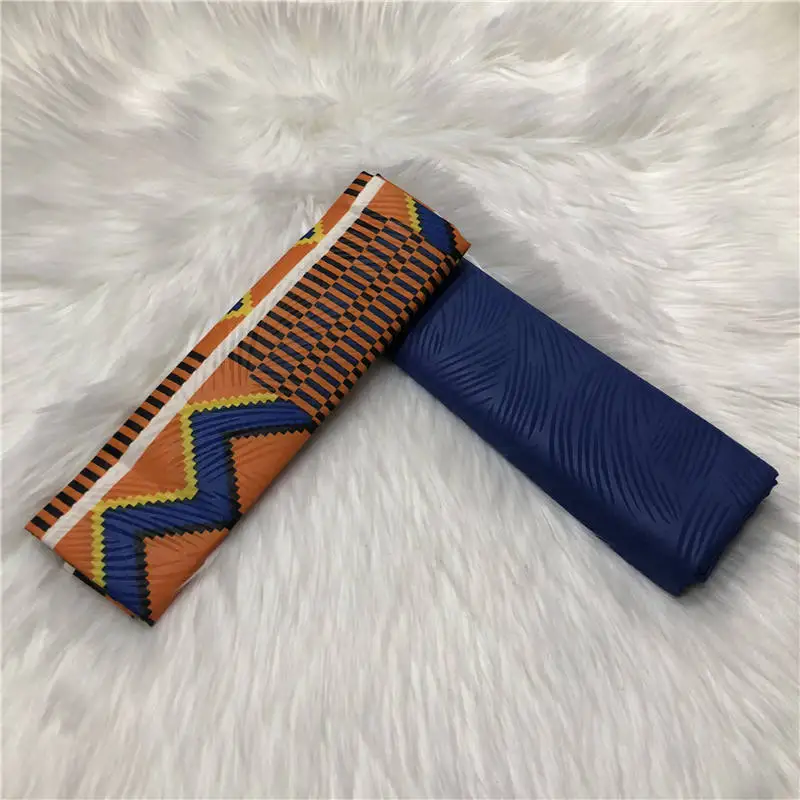 32 Полиэстер воск нигерийский Анкара Kente Ткань Chitenge Ghana воск для платья Африканский Kitenge принт ткань для ткани в 2+ 2 ярдов AW30 - Цвет: 32