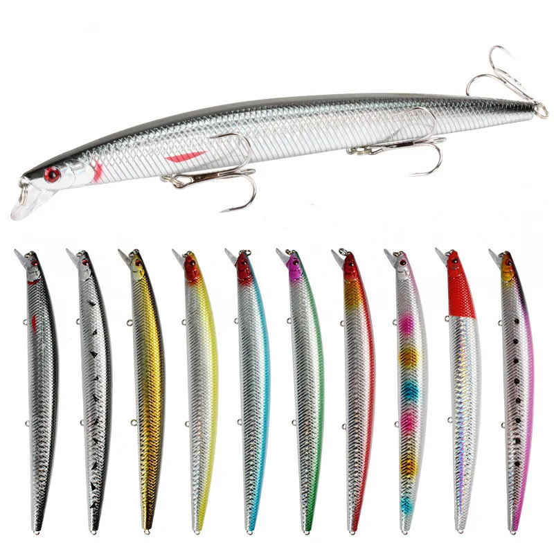 1 шт. рыболовная приманка в виде гольяна 18 см 24 г|Наживки для рыбной ловли| |