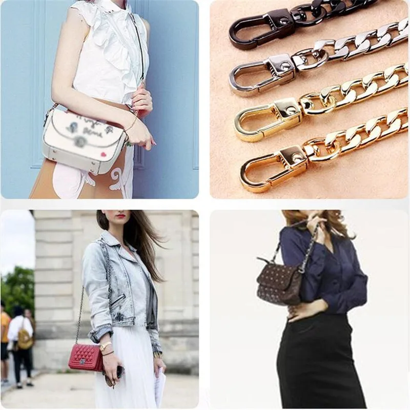Длинный ремешок 120 СМ Сумочка с металлической цепочкой ручка сменная цепь сумка