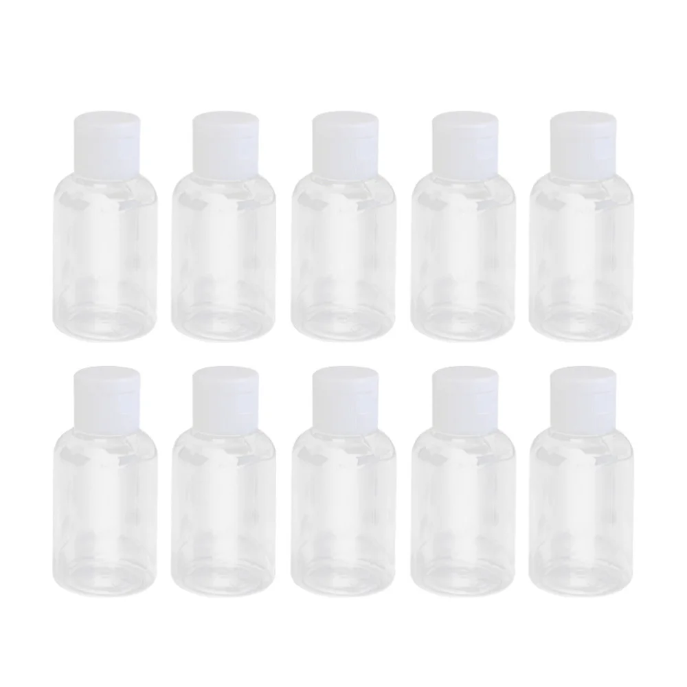 

15Pcs 50ml Empty Sample Bottle Container Jar Pot Vial with Lid Perfect for Emollient Water Shower Emulsion