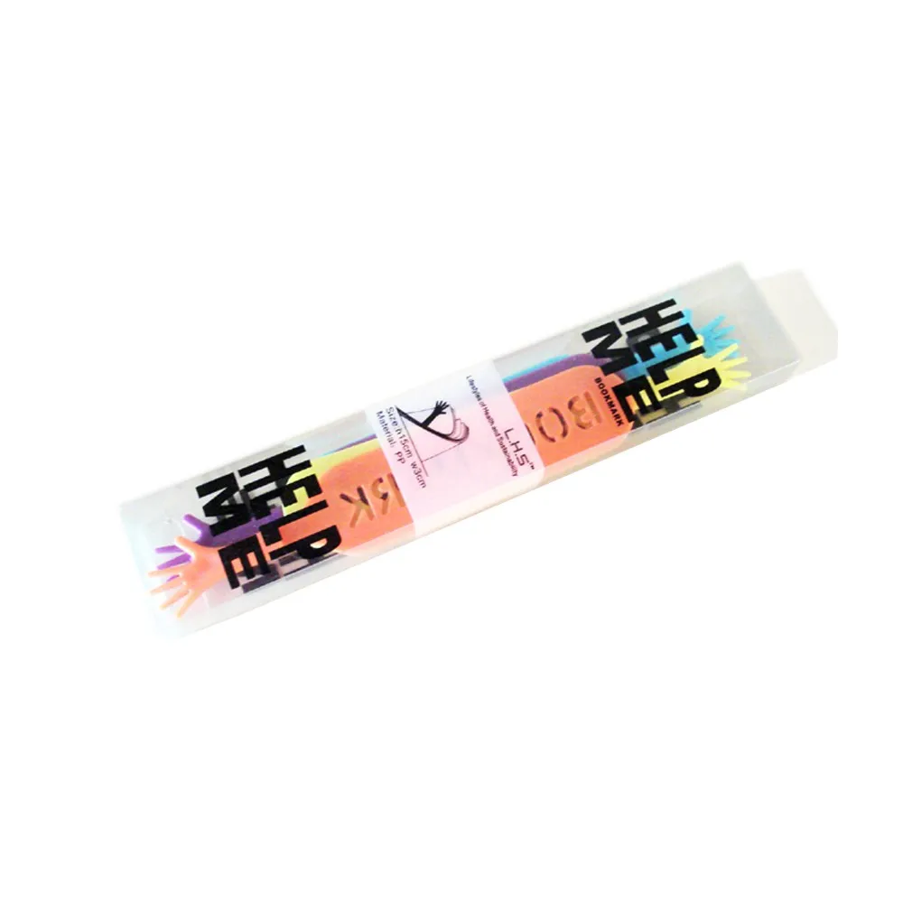 Забавные закладки из ПВХ 4 шт. подставка для книг канцелярские товары новинка