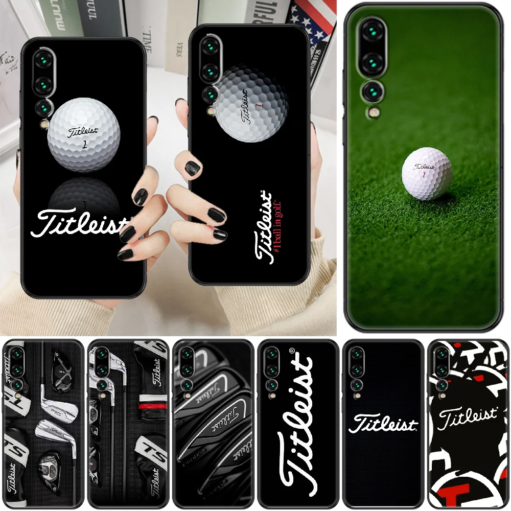 

Golf titleist brand Phone case For Huawei P Mate P10 P20 P30 P40 10 20 Smart Z Pro Lite 2019 black pretty funda tpu hoesjes soft