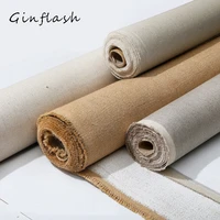 5m linen blend primed blank canvas high quality layer oil painting canvas acrylic painting one roll 2848cm width