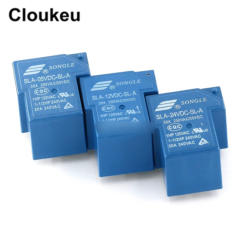 Relay DIP5 SLA- 05VDC 12VDC 24VDC 48VDC -SL-A 5V 12V 24V 48V T90 30A | Обустройство дома