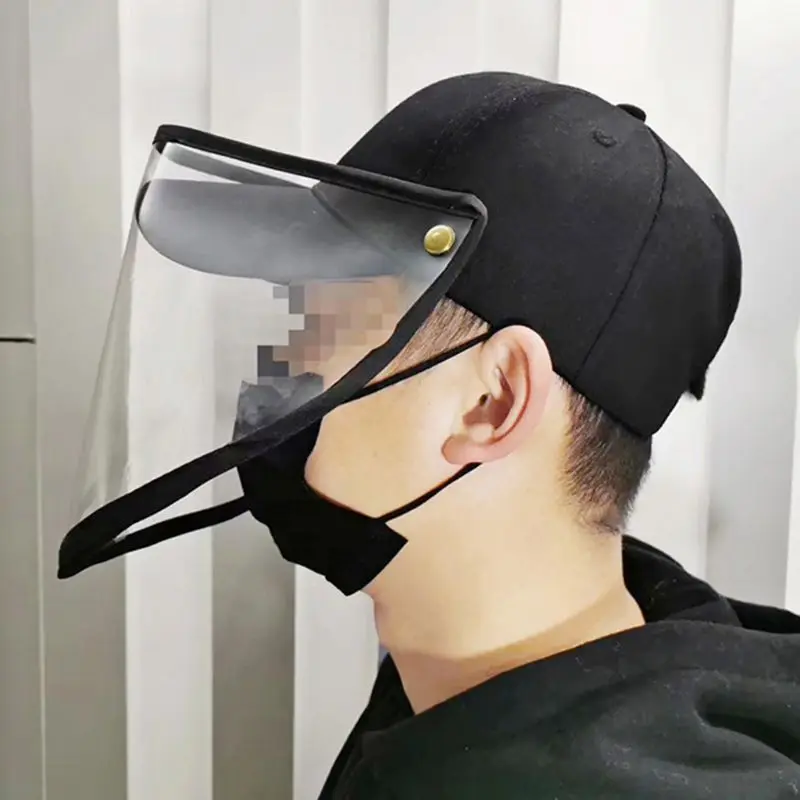 Унисекс анти плевки всплеск Защитная бейсбольная кепка Анти туман слюна