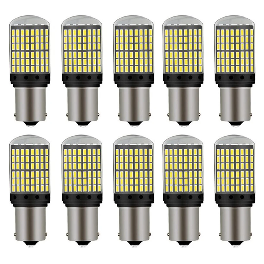 1156 S25 P21W BA15S 3014 144smd Canbus светодиодный поворотник светильник BAY15D BAU15S PY21W T20 7440 W21W