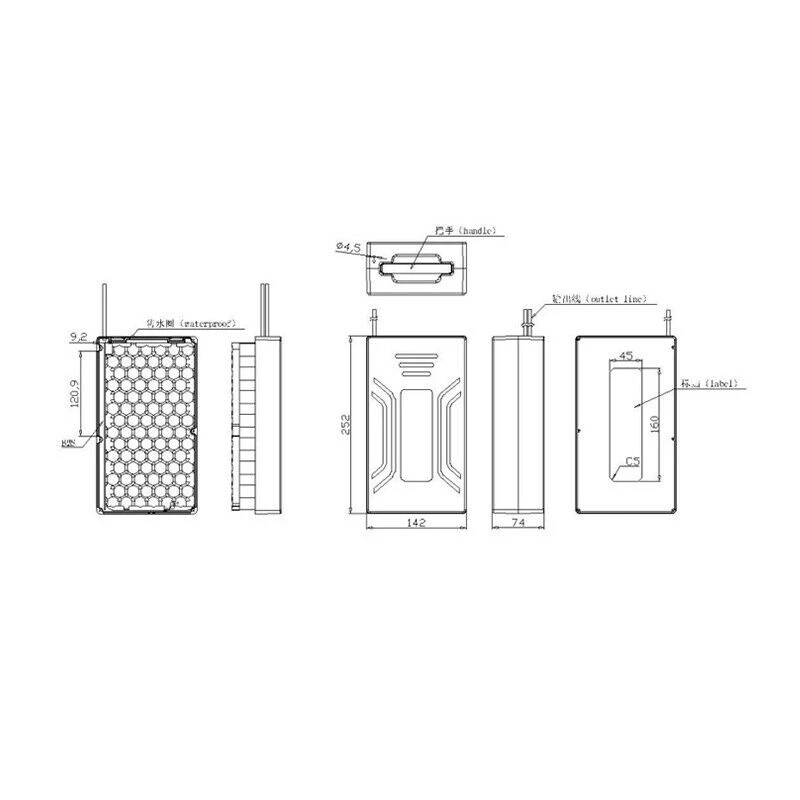 Box Case for 48V Electric Bike UPS Battery +18650 Holder + Ni Plated Sheet | Спорт и развлечения