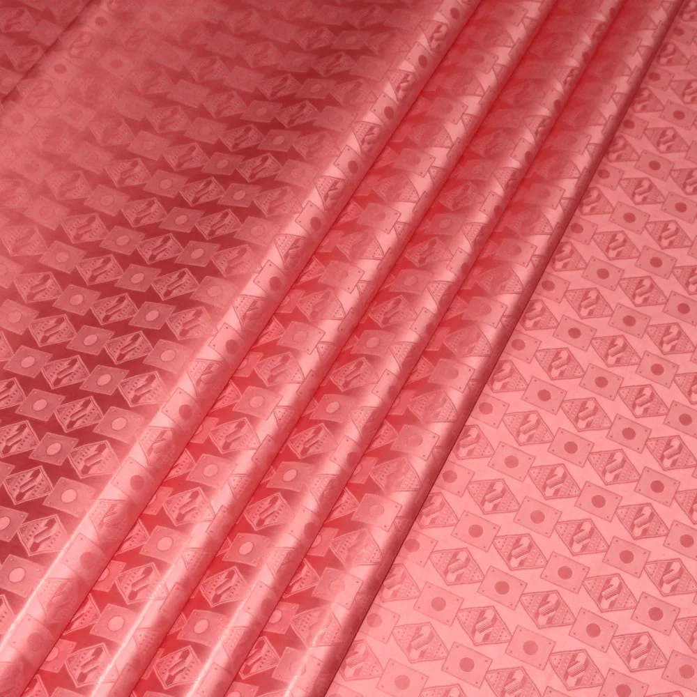 Высокое качество 100% хлопок ткань Базен Riche морская парча Shadda африканская одежда