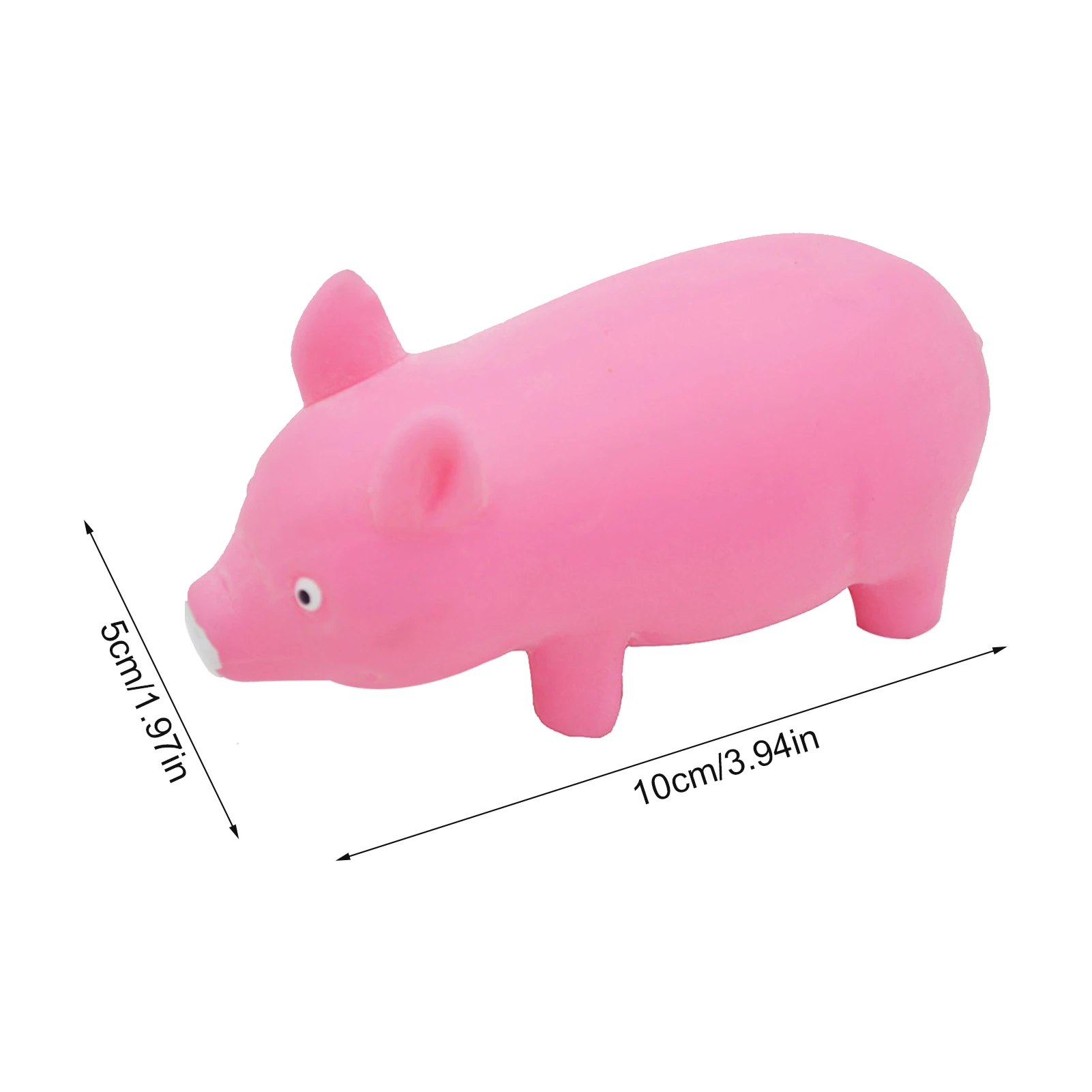 

Pink Pig Toy Stretch Pinch Restore Safe Decompression Toy Relieve Stress Improve Concentration For Children Adult