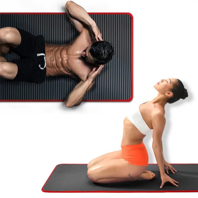 10 мм коврик для йоги Экстра толстый 1830*610 NRB Нескользящая подушка мужчин и женщин