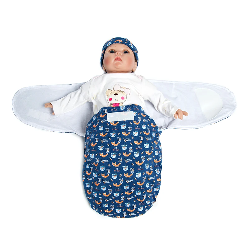 2 pcs/pack Newborn Baby Swaddle Wrap for 0-3 month Infant Sleeping Bag | Мать и ребенок