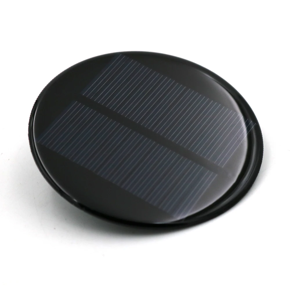 Solar Cell 6V 80mA 80MM Mini Polycrystalline Silicon Panel DIY Module Circle Round Power Epoxy Board | Электроника