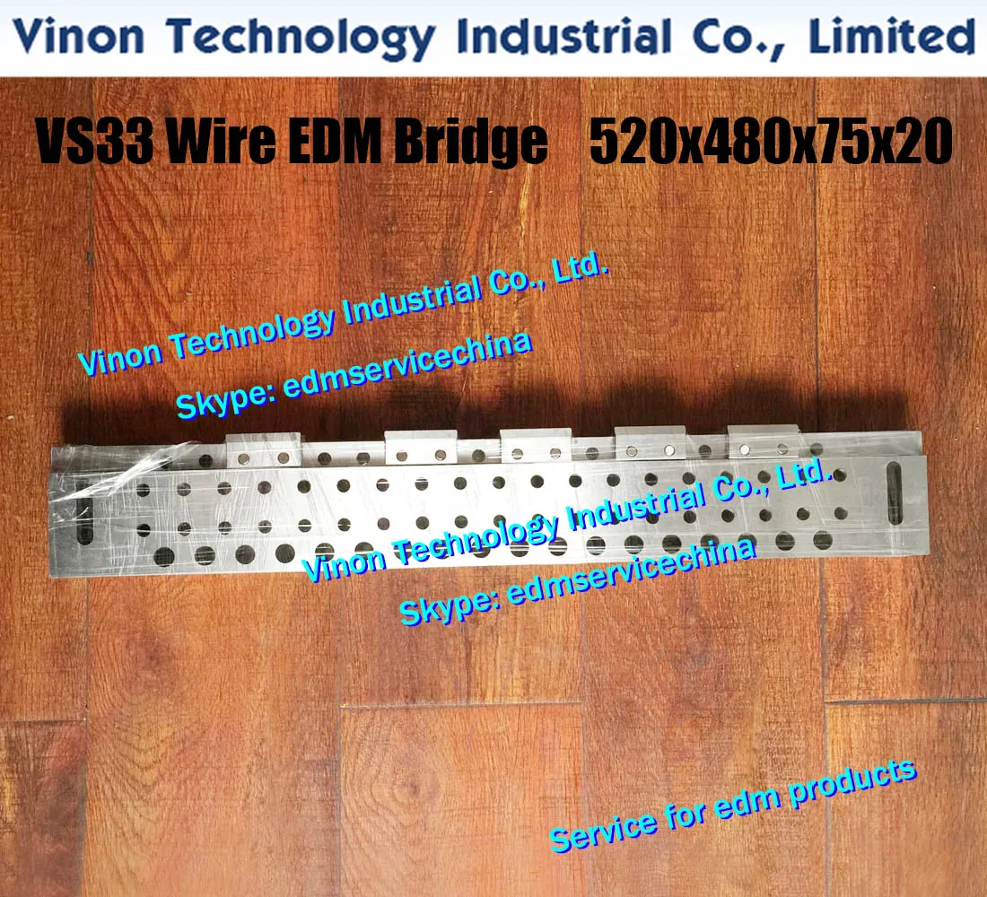 VS33 Wire EDM Bridge L=520x480x75x20+5Lmm прецизионный мост для резки проволоки длиной 520 мм