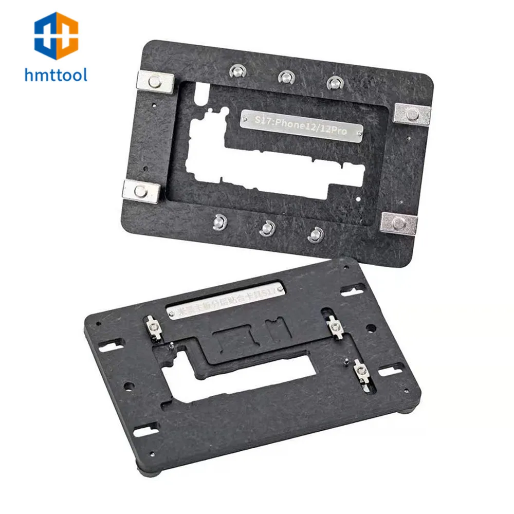 

MiJing S17 fixture Platform Frame Jig for iPhone 12 12Pro Logic Board Testing Motherboard Soldering PCB BGA Repair