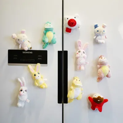 Магнит на холодильник плюшевая игрушка наклейка украшение для кухни магнитная