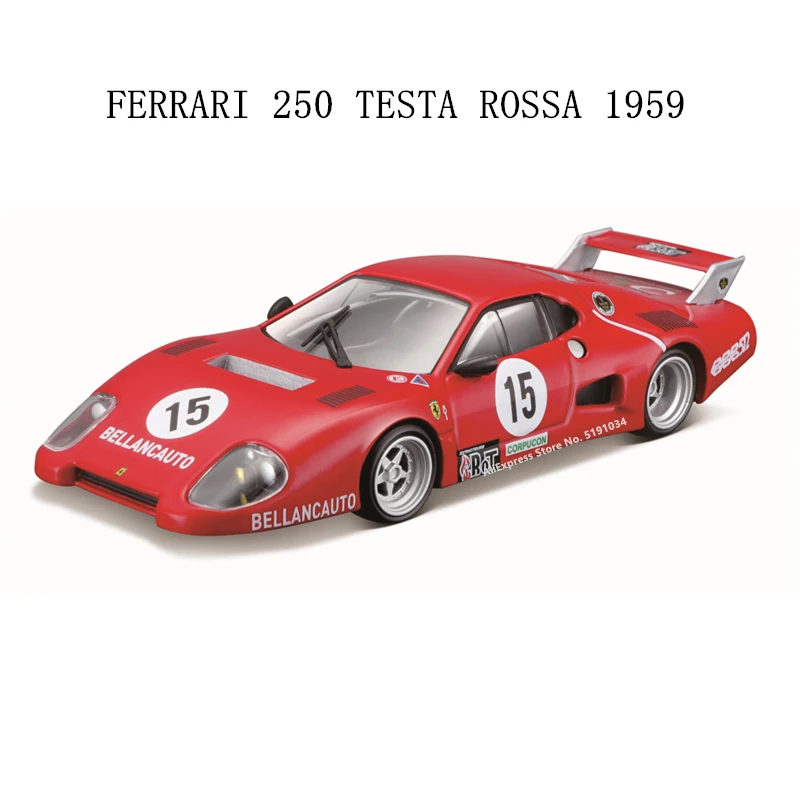 

Bburago New 1:43 FERRARI 512 BB II SERIE car model and toy car die-casting static model collection dedicated Le Mans rally car