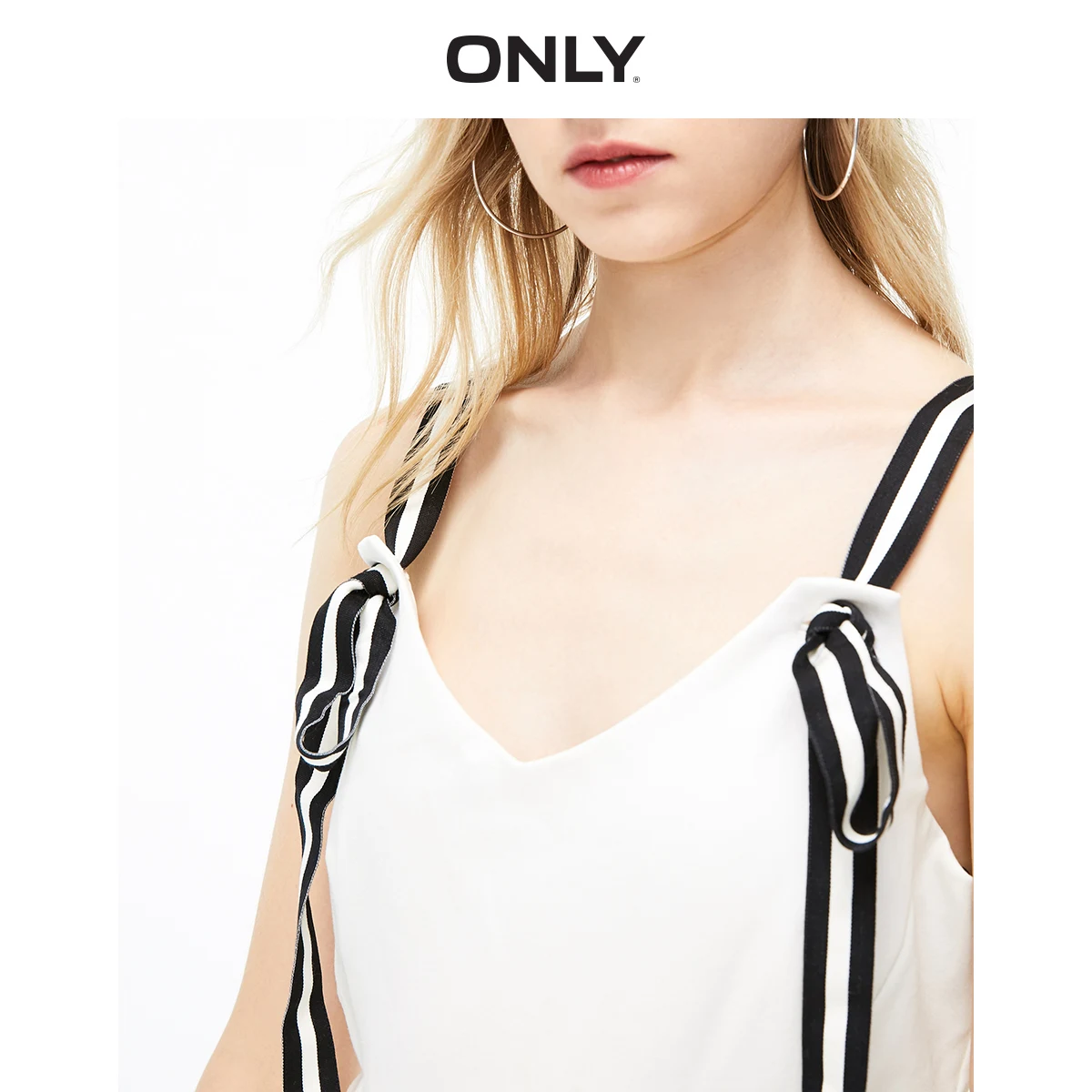 Женское платье с V-образным вырезом и завышенной талией | Женская одежда